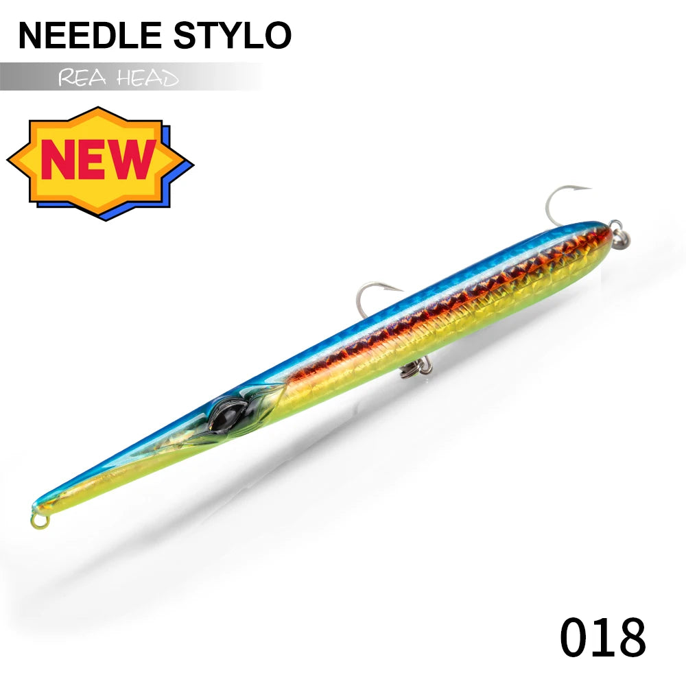 Hunthouse Fishing Lure Needle Stylo Long Casting Pencil Floating 205/180/160mm Isca Artificial Leurre Souple Carp Fishing Lure