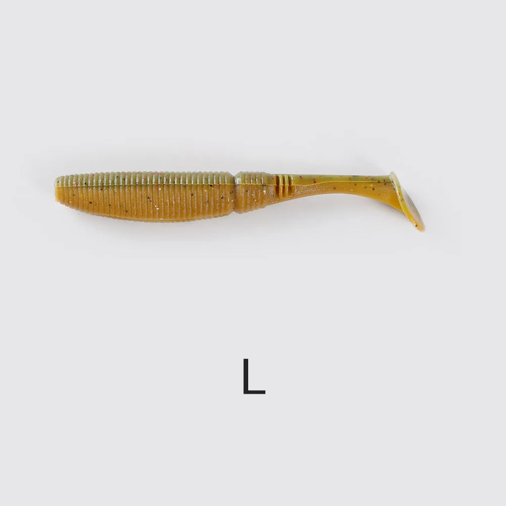 Bassland Shad Paddle Tail 75mm 4g – Leurre Souple Bar/Brochet