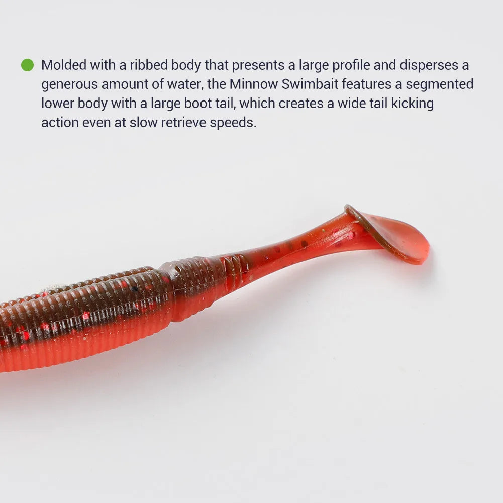 Bassland Soft Lure 75mm 4g Paddle Tail Drive Shad Double Color Artificial Wobblers Bass Pike Leurre Souple