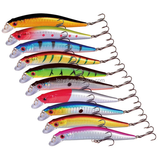 Leurre Minnow Flottant 10cm 8,4g – Nage Réaliste