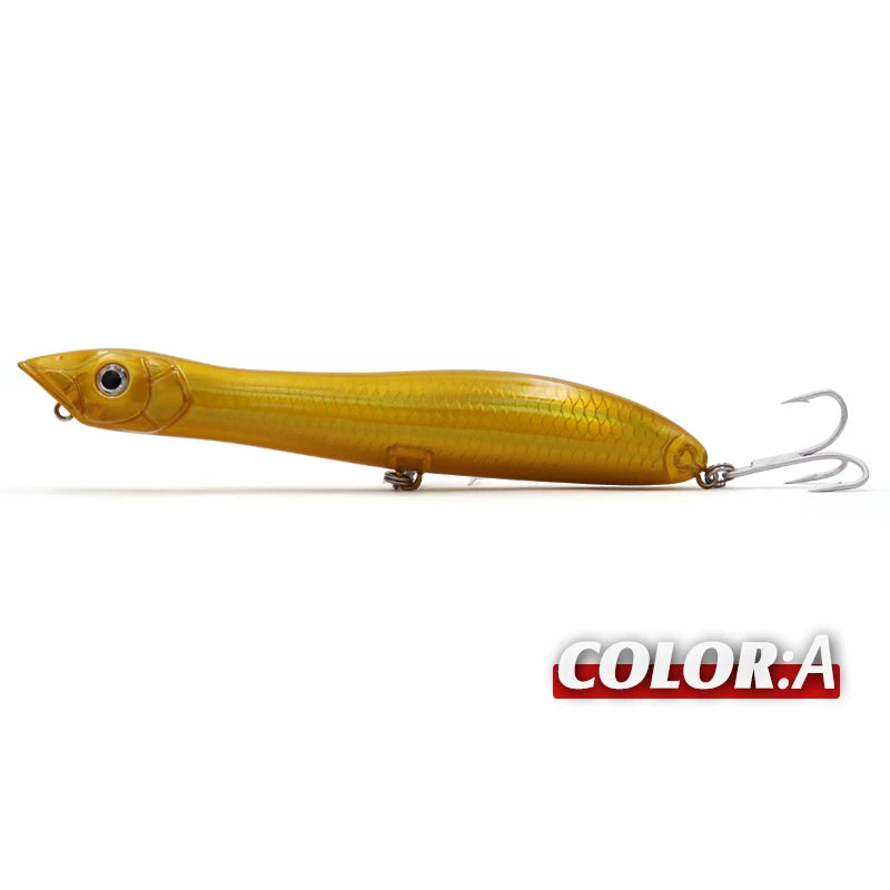 TacklePRO PO09 Popper – Serpent de Surface 100/120/135mm