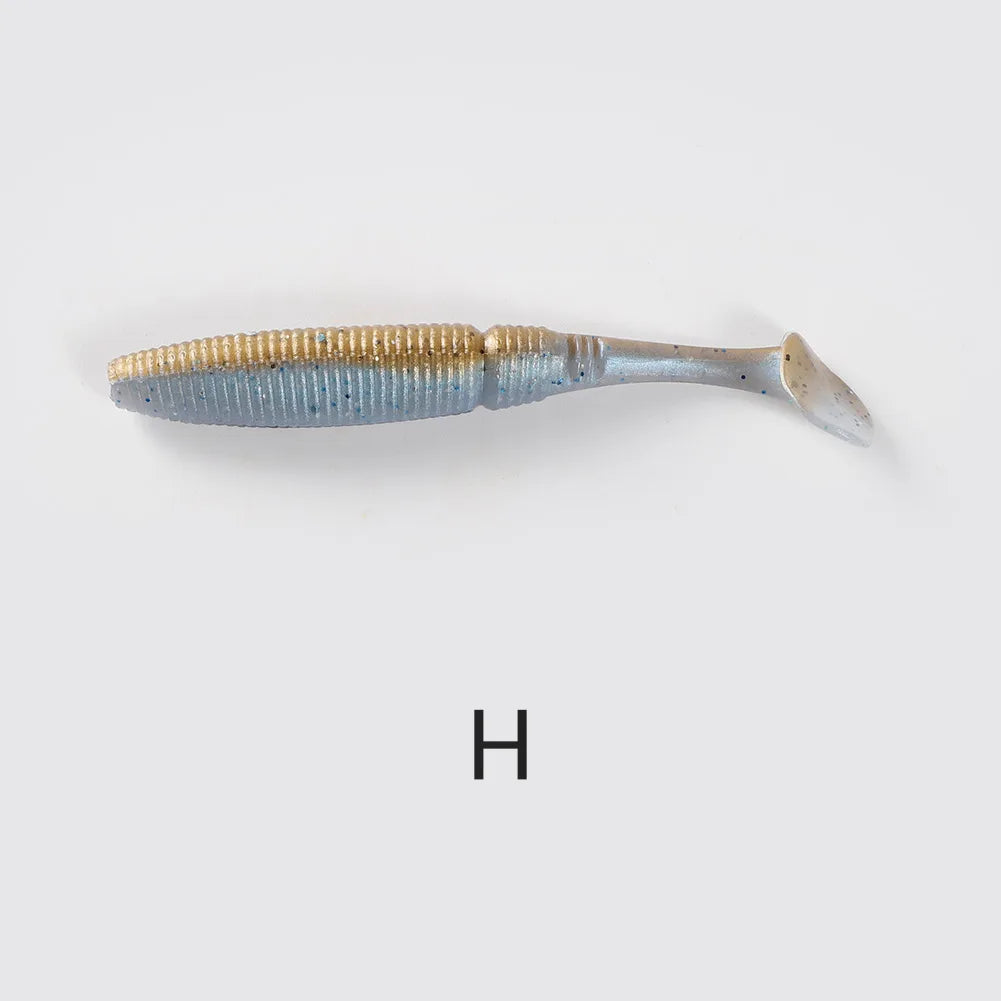 Bassland Shad Paddle Tail 75mm 4g – Leurre Souple Bar/Brochet