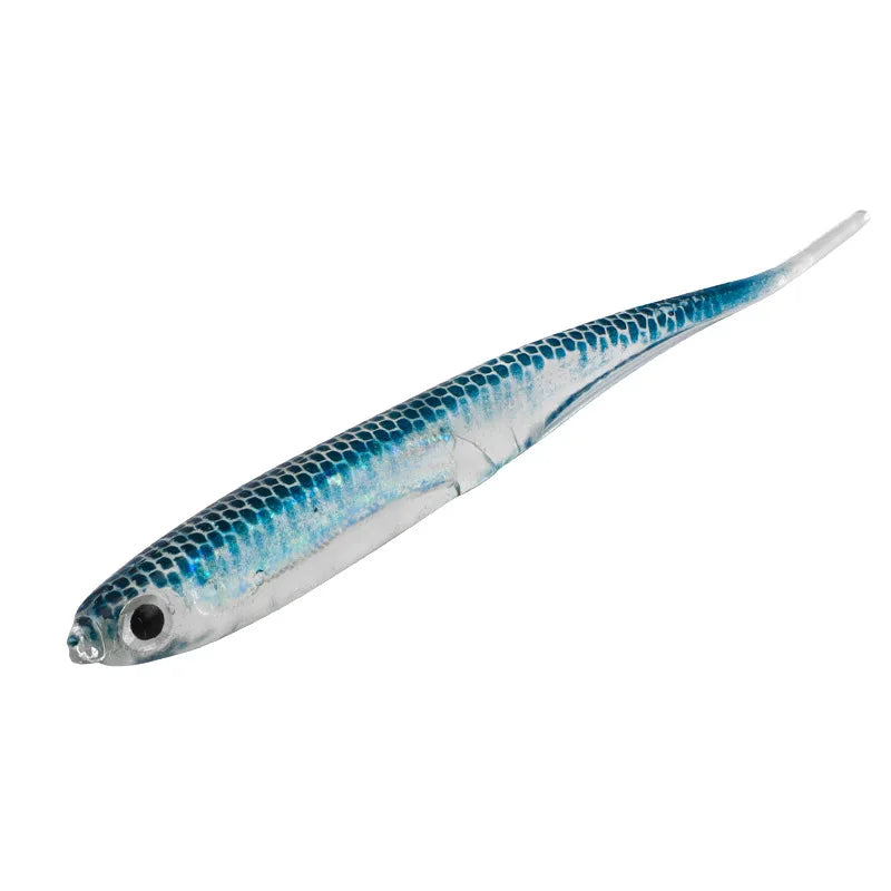 6.5cm 7.2cm 9.3cm PVC Soft Bait with Glow Sticks T-tail/Curly Tail/Straight Tail Bass Lures Luminous Soft Lure