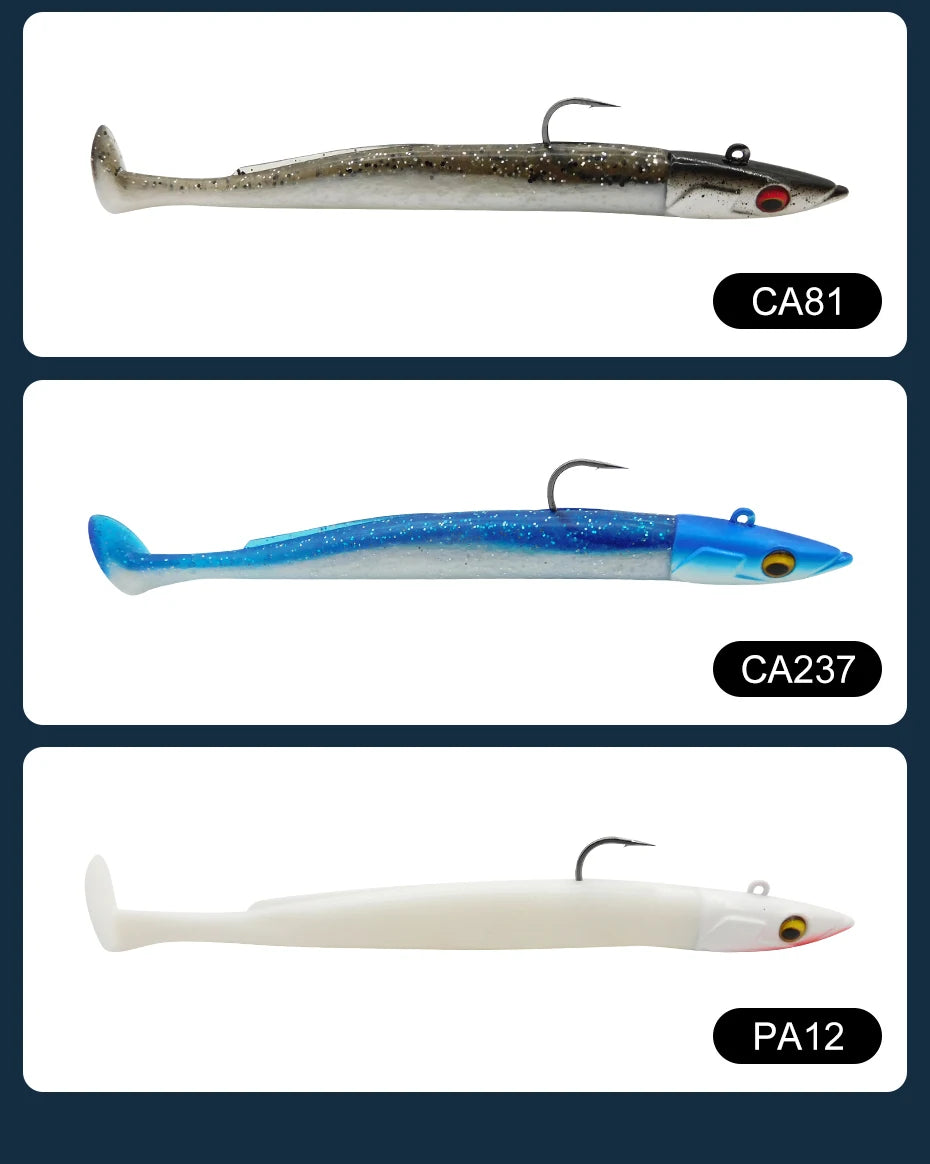KESFISHING Swimbait Soft Fishing Bait Crazy Shiner 15cm 30g Soft Jig Lure Fishing Accessoris Pike Perch Bass