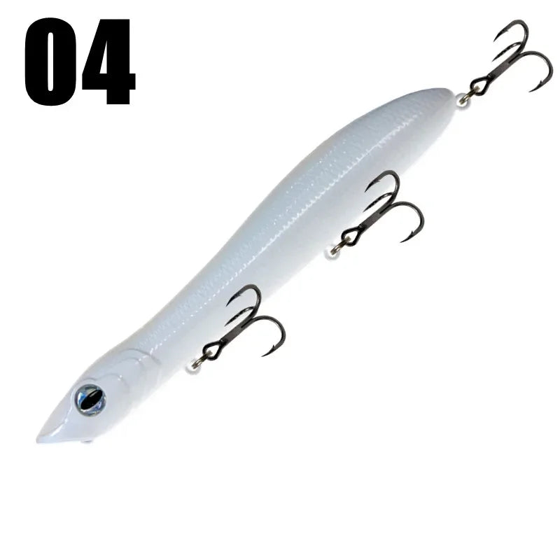 GREENSPIDER Popper Pencil 125mm 18g – Topwater Bar Eau Salée