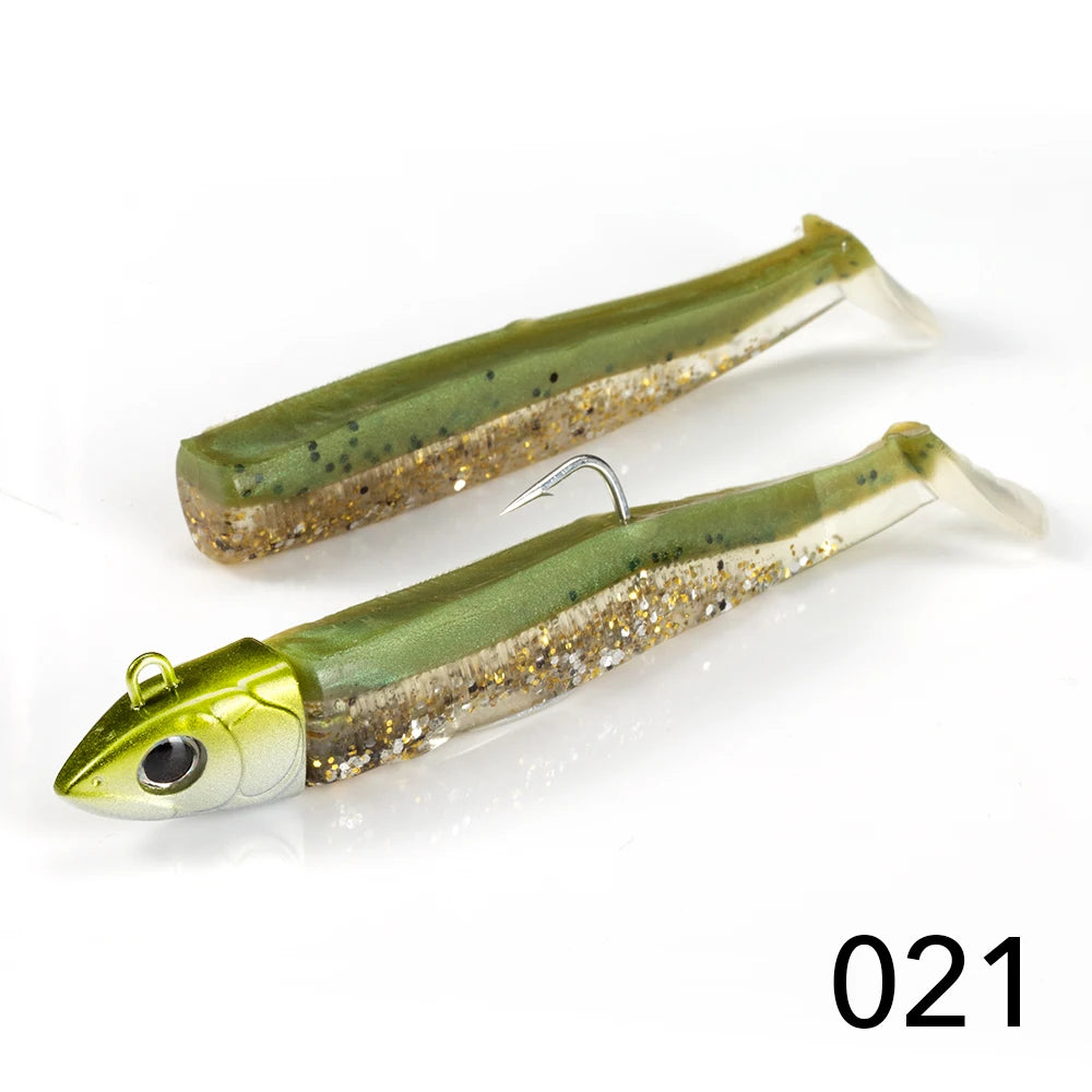 Hunthouse Barret Minnow 155mm 120g Silicone Soft Fishing Lure Artificial Bait Fishing Tackle For Bass Pike Leurre Souple LW216