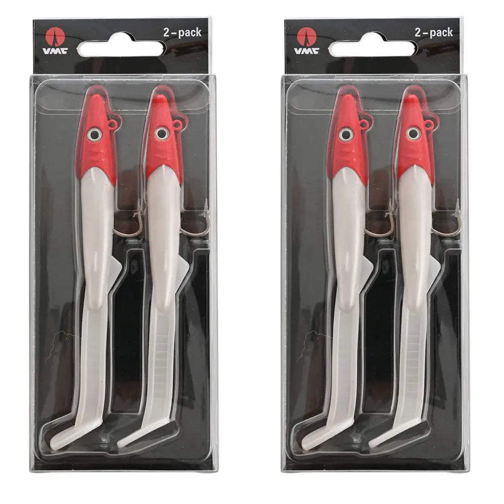 Tuata Raglou Sandeel – Leurre Souple 2pcs + Hameçon VMC