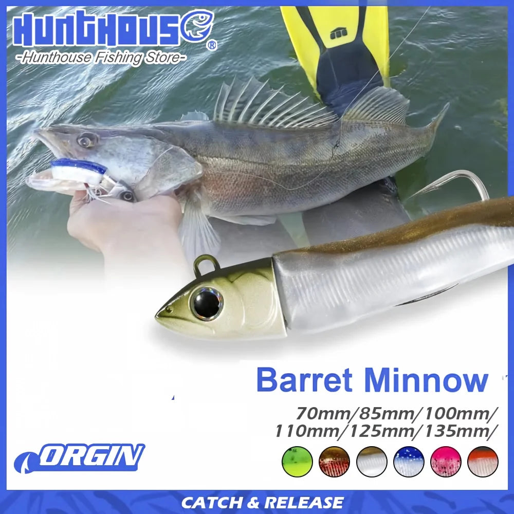 Leurre Souple Hunthouse Barret Minnow 125mm 60g – Carnassiers, Bar, Brochet