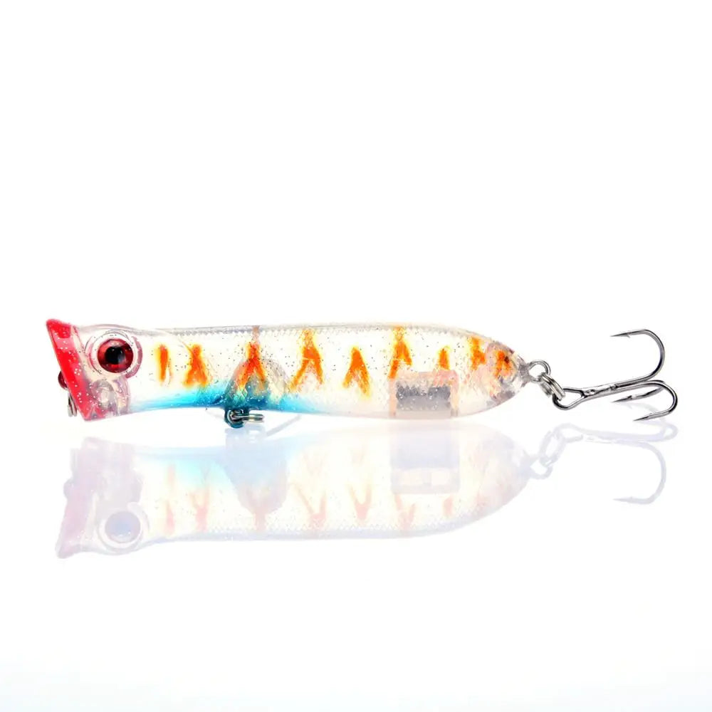 1PCS Popper Wobbler Fishing Lure Fit Kosadaka Yo Zuri Rod Floating Crankbait Artificial Bait Peche Poper Pop Pesca Carp Pike