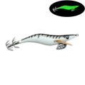 Full Body Luminous Wooden Shrimp Colorful Imitation Squid Shrimp Fake Bait2.0 2.5  3.0#Squid Cuttlefish Sea Fishing Umbrella Hoo