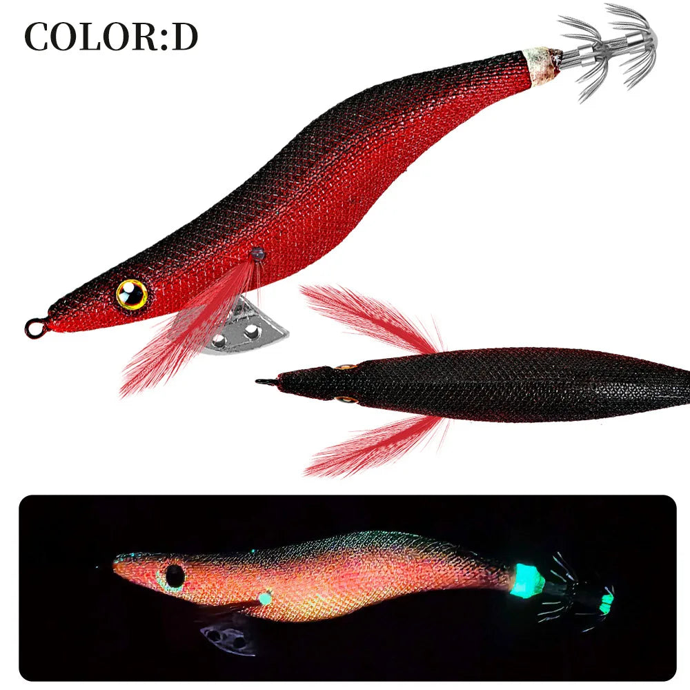 LHFSH Crevette Lumineux 12/15/20g – Turlutte Calamar/Seiche