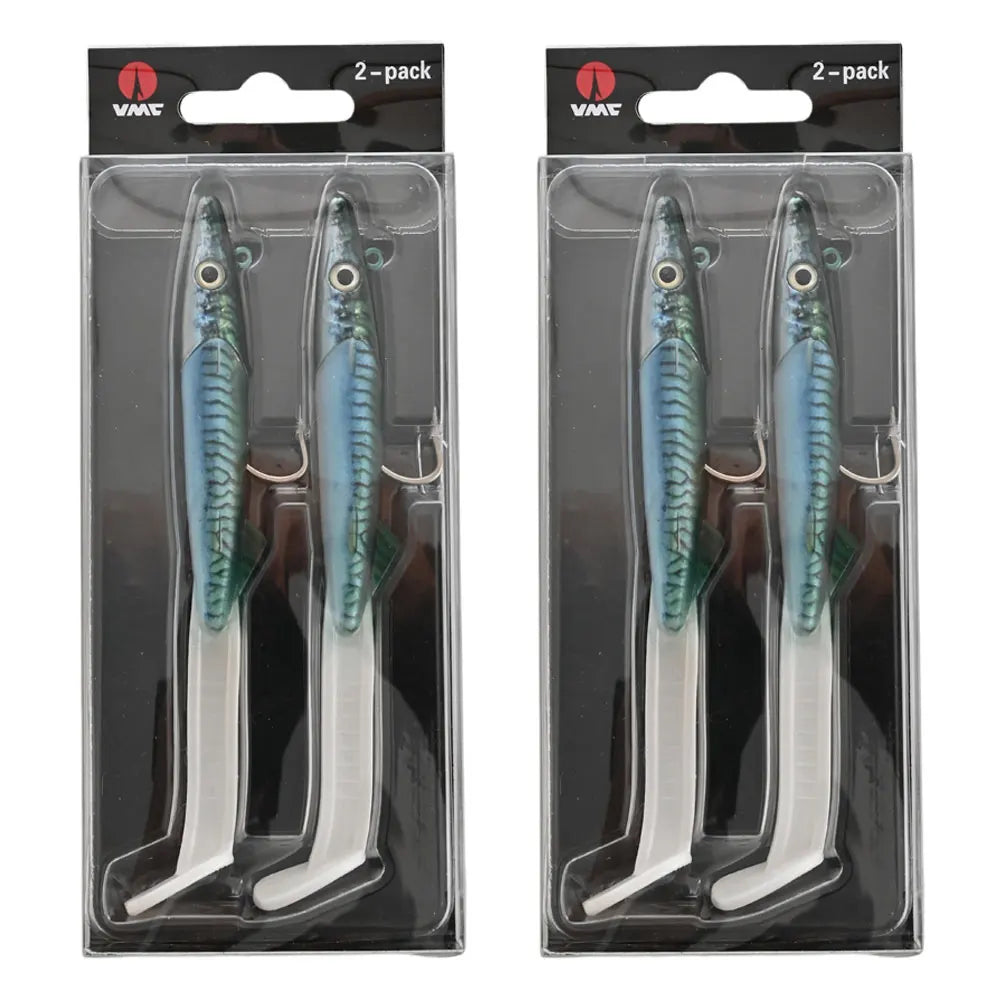 Tuata Raglou Sandeel – Leurre Souple 2pcs + Hameçon VMC