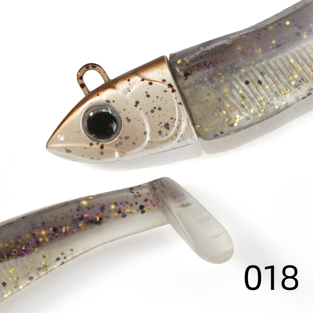 Hunthouse Barret Minnow 155mm 120g Silicone Soft Fishing Lure Artificial Bait Fishing Tackle For Bass Pike Leurre Souple LW216