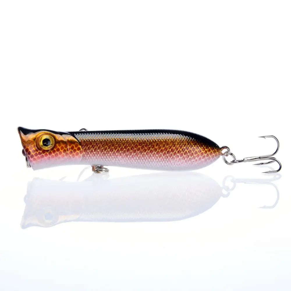 1PCS Popper Wobbler Fishing Lure Fit Kosadaka Yo Zuri Rod Floating Crankbait Artificial Bait Peche Poper Pop Pesca Carp Pike