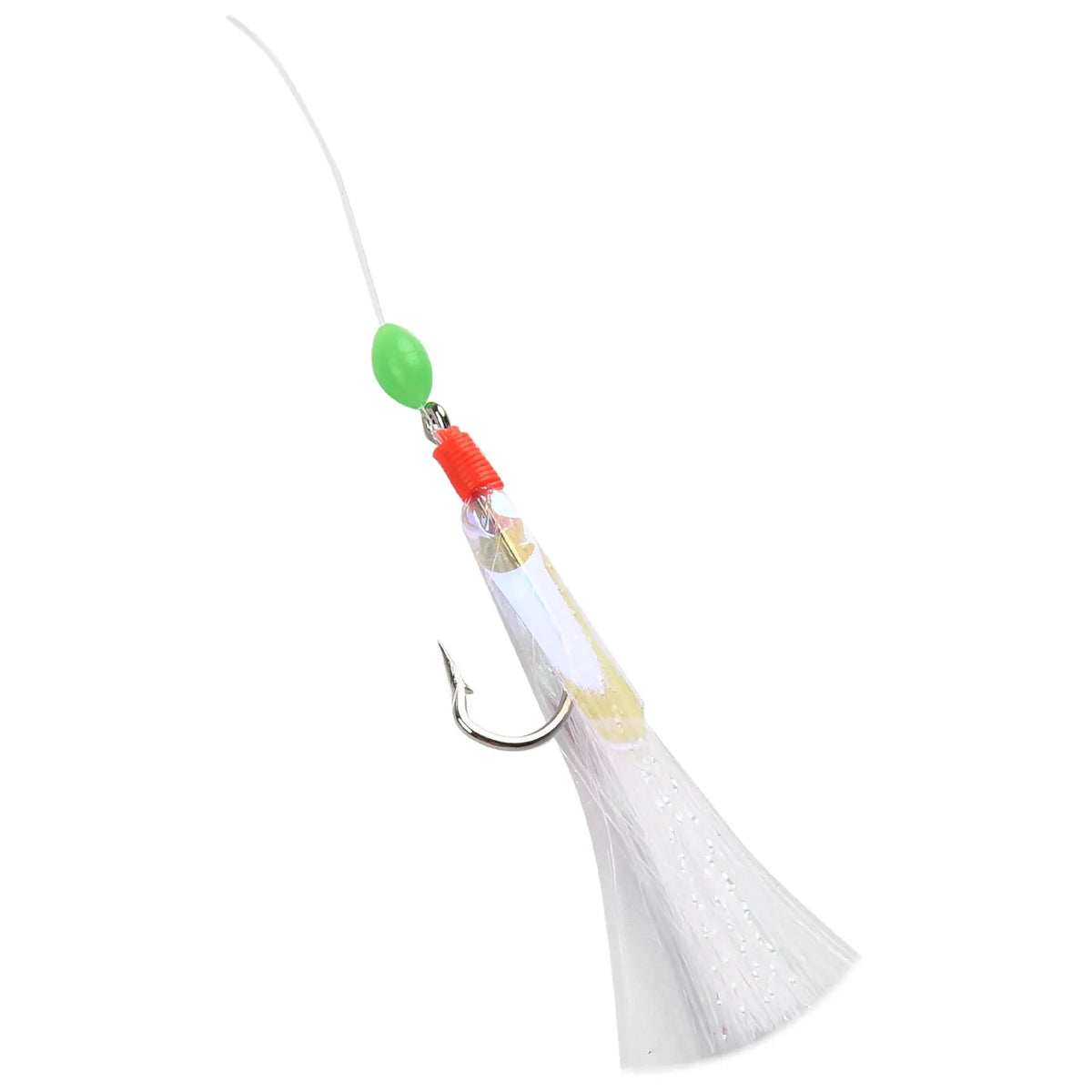 5pcs/Pack Sabiki Soft Fishing Lure Rigs Bait Jigs Lure Feather Lure Herring Bait Tackle For Mackerel Deep Sea Fishing Equipment