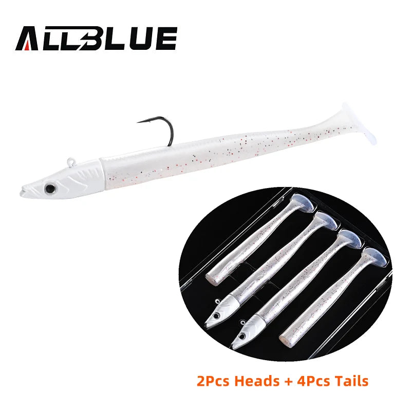 ALLBLUE Tidal Eely Shad 13cm 22g – Leurre Souple Anguille Mer