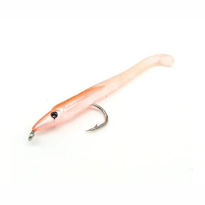 SUNMILE 15pcs 0.6g 50mm Eel Soft Lures Baits Fishing Lure Pesca Peche Tackle Wobblers Fish Carp Leurre Souple Isca Artificial