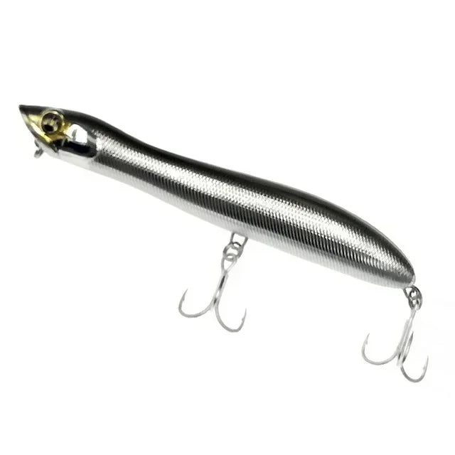 1 pce  Topwater Popper Fishing Lure Patchinco 125mm 20g Surface Floating Baits Long Cast Wobblers  Stickbait for Bass Pike Moca