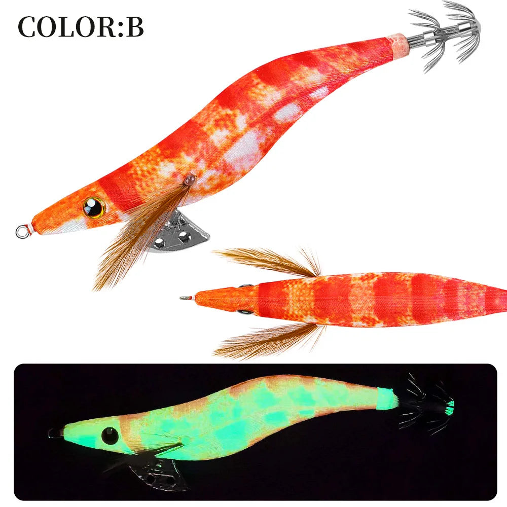 LHFSH Crevette Lumineux 12/15/20g – Turlutte Calamar/Seiche