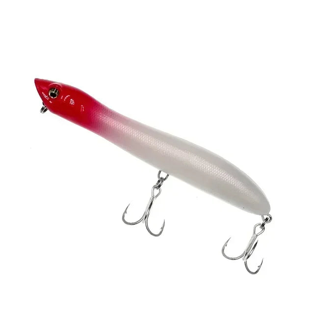 1 pce  Topwater Popper Fishing Lure Patchinco 125mm 20g Surface Floating Baits Long Cast Wobblers  Stickbait for Bass Pike Moca