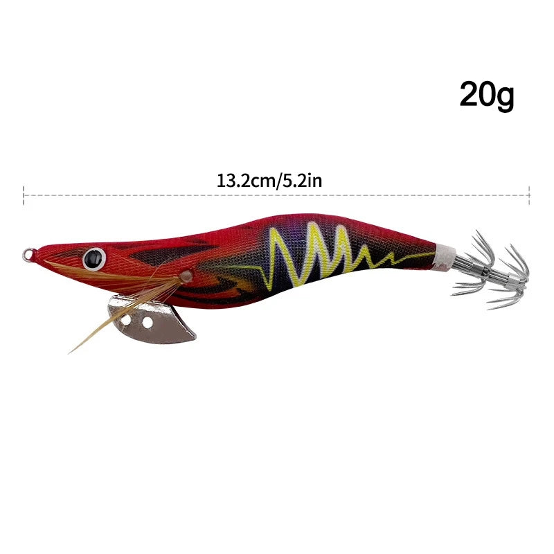 Aggie Webfoot EGI Horizontal Lumineux – Turlutte Seiche/Calamar/Poulpe