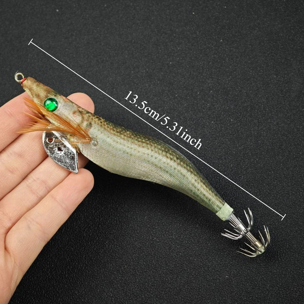 Ackibbik Kit 3 Crevettes Lumineux – Turlutte Calamar/Seiche