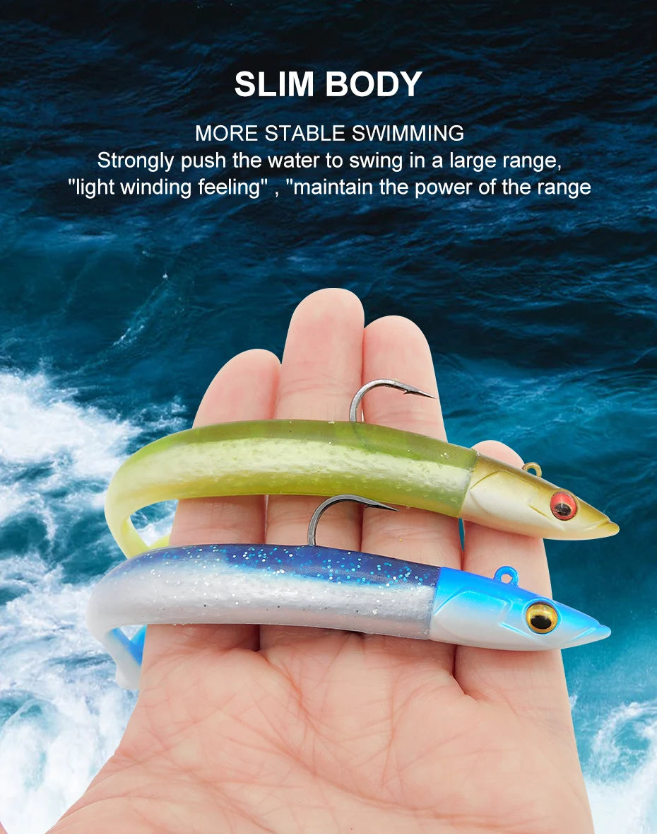 KESFISHING Swimbait Soft Fishing Bait Crazy Shiner 15cm 30g Soft Jig Lure Fishing Accessoris Pike Perch Bass