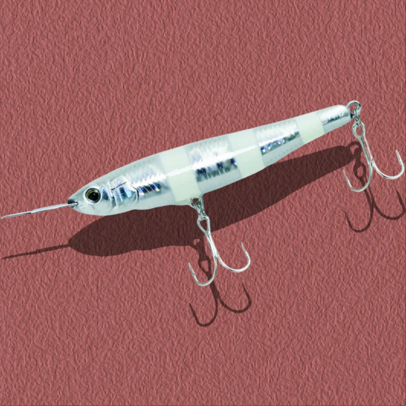 Riserbait 004/007R – Minnow Pencil Topwater 40/70mm