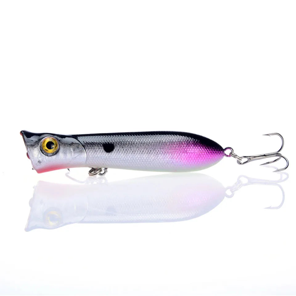 1PCS Popper Wobbler Fishing Lure Fit Kosadaka Yo Zuri Rod Floating Crankbait Artificial Bait Peche Poper Pop Pesca Carp Pike