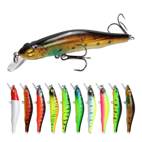 Leurre Minnow Coulant 8cm 8,5g – Yeux 3D