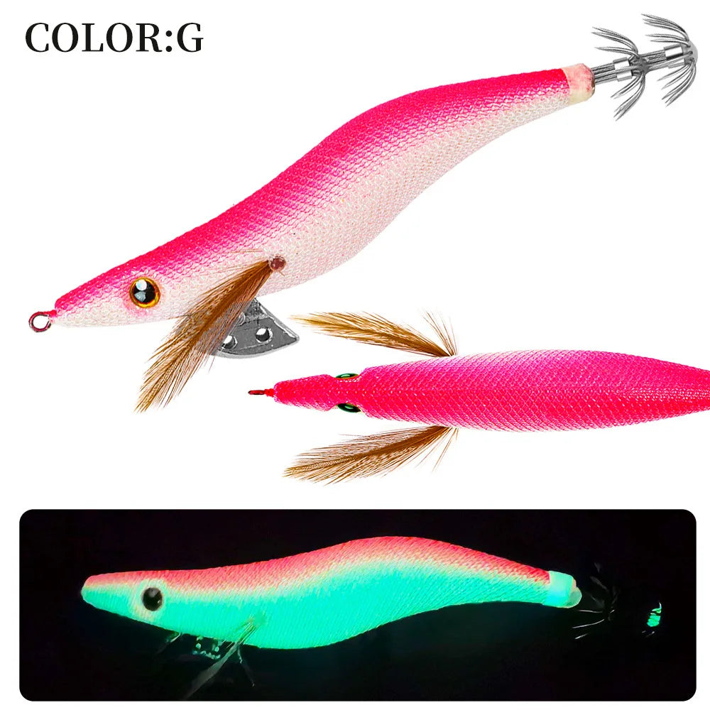 LHFSH Crevette Lumineux 12/15/20g – Turlutte Calamar/Seiche