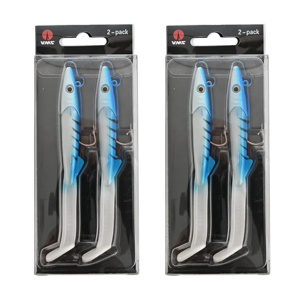 Tuata Raglou Sandeel – Leurre Souple 2pcs + Hameçon VMC