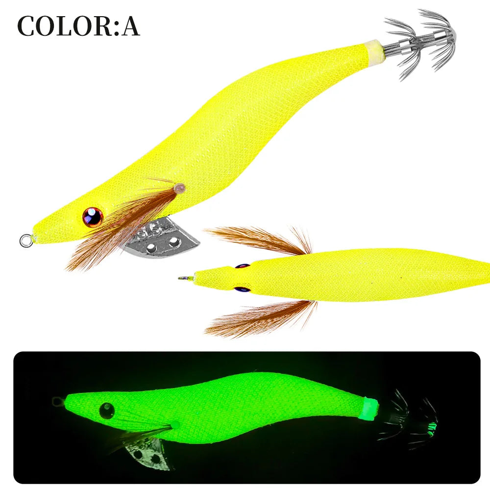 LHFSH Crevette Lumineux 12/15/20g – Turlutte Calamar/Seiche