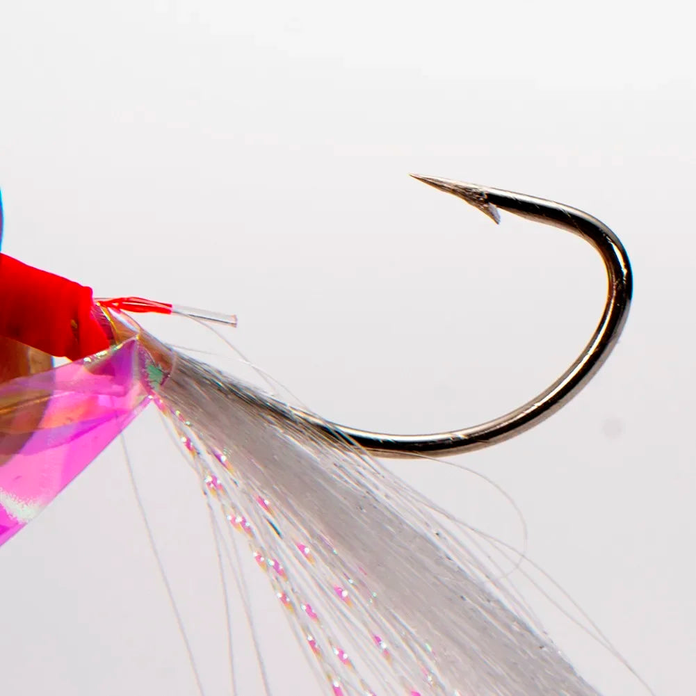 5pcs/Pack Sabiki Soft Fishing Lure Rigs Bait Jigs Lure Feather Lure Herring Bait Tackle For Mackerel Deep Sea Fishing Equipment