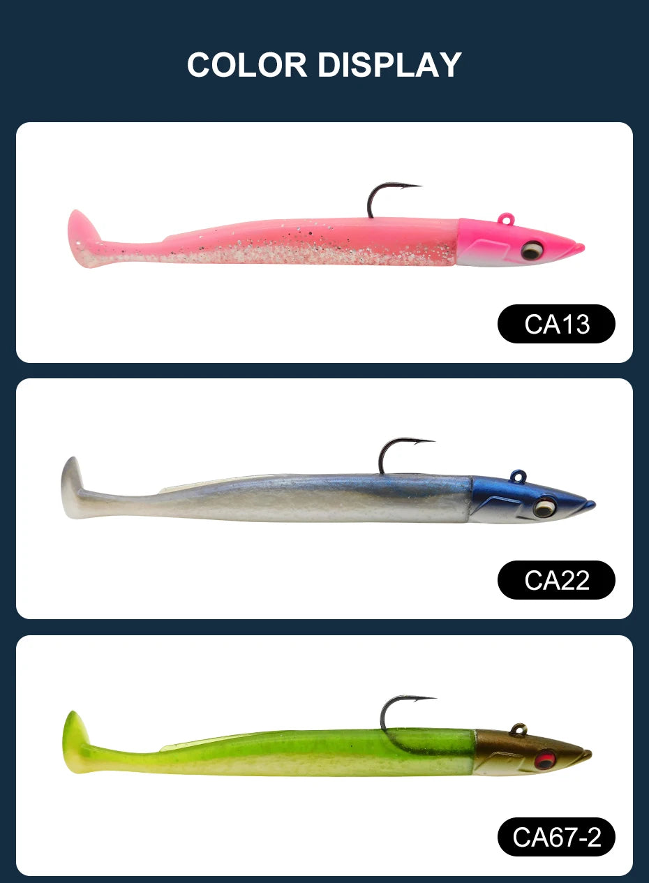 KESFISHING Swimbait Soft Fishing Bait Crazy Shiner 15cm 30g Soft Jig Lure Fishing Accessoris Pike Perch Bass