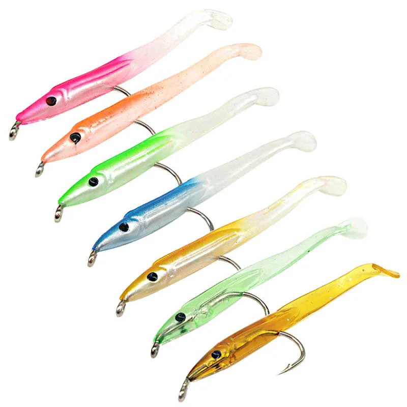 Leurres Souples Anguille SUNMILE – 50mm 0.6g – Lot de 15
