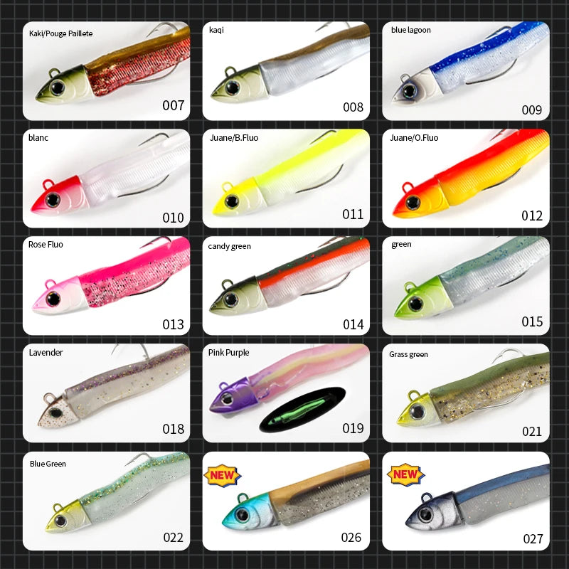Hunthouse Barret Minnow 155mm 120g Silicone Soft Fishing Lure Artificial Bait Fishing Tackle For Bass Pike Leurre Souple LW216