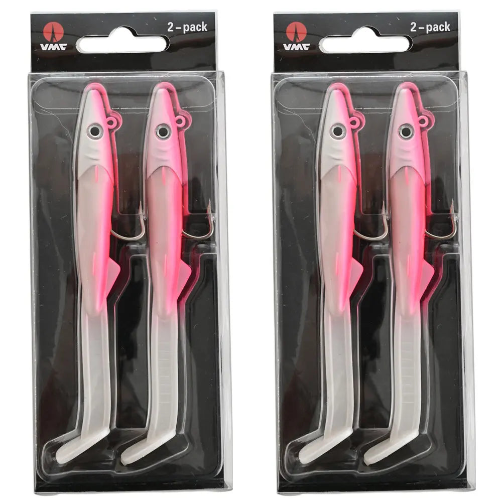 Tuata Raglou Sandeel – Leurre Souple 2pcs + Hameçon VMC