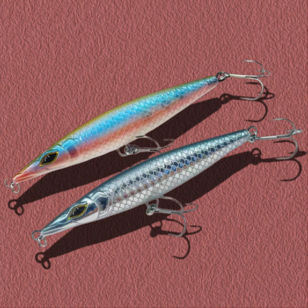 12/16/26g Asturies WTD Long Casting Stickbait 90/110/130mm Topwater Artificial Wobbler Fishing Lure for Pesca Seabass Tuna Trout