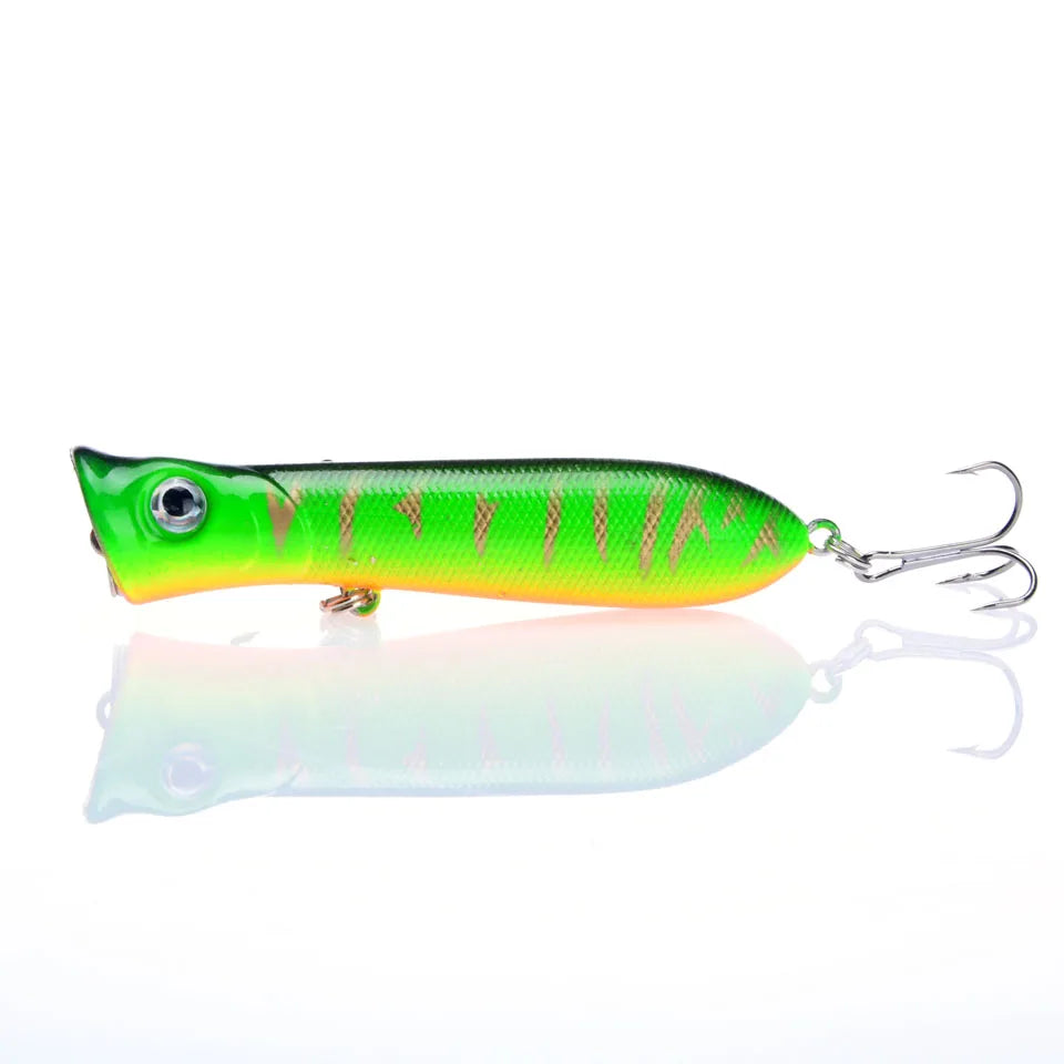 1PCS Popper Wobbler Fishing Lure Fit Kosadaka Yo Zuri Rod Floating Crankbait Artificial Bait Peche Poper Pop Pesca Carp Pike