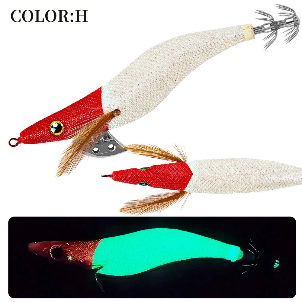 LHFSH Crevette Lumineux 12/15/20g – Turlutte Calamar/Seiche