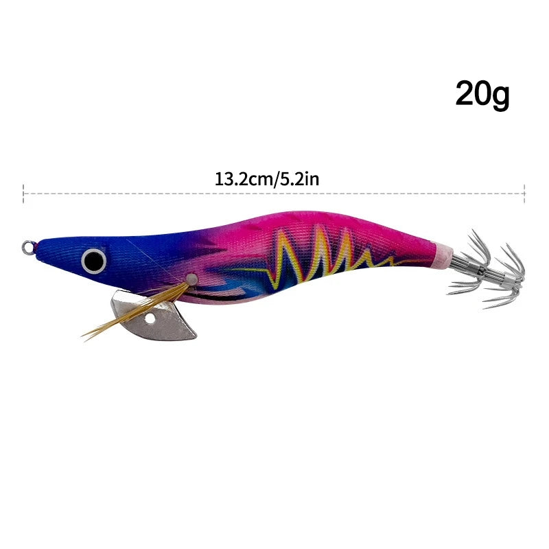 Aggie Webfoot EGI Horizontal Lumineux – Turlutte Seiche/Calamar/Poulpe