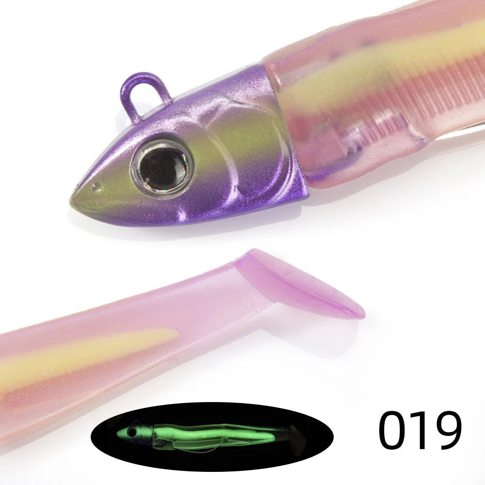 Hunthouse Barret Minnow 155mm 120g Silicone Soft Fishing Lure Artificial Bait Fishing Tackle For Bass Pike Leurre Souple LW216