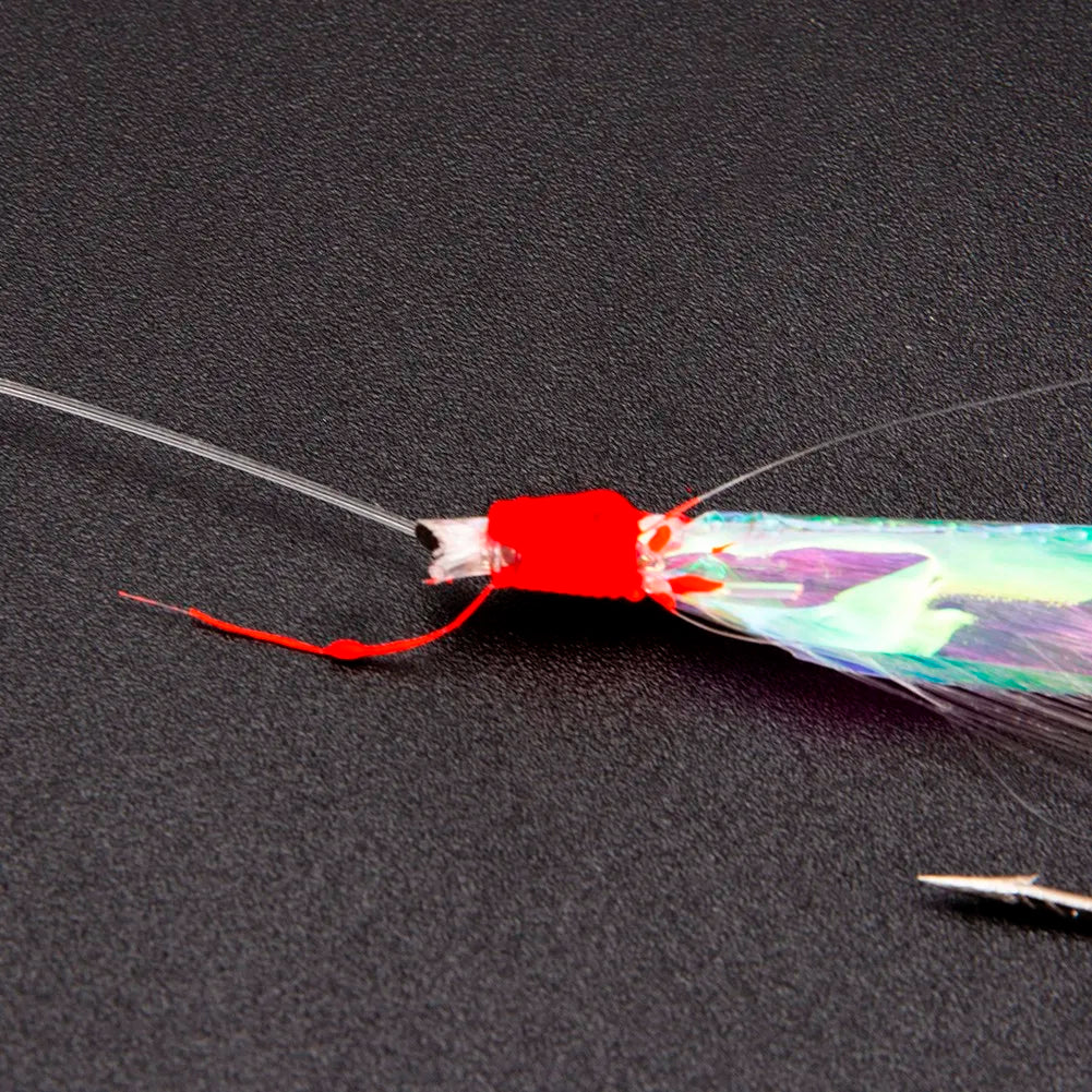 5pcs/Pack Sabiki Soft Fishing Lure Rigs Bait Jigs Lure Feather Lure Herring Bait Tackle For Mackerel Deep Sea Fishing Equipment