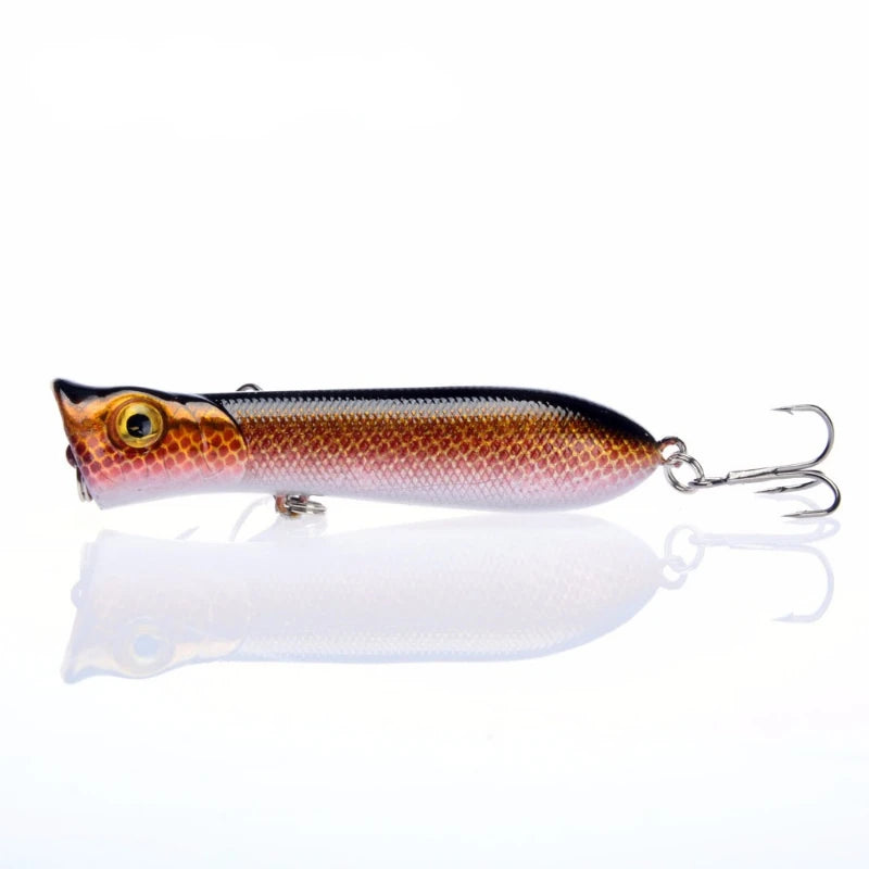 1PCS Popper Wobbler Fishing Lure Fit Kosadaka Yo Zuri Rod Floating Crankbait Artificial Bait Peche Poper Pop Pesca Carp Pike