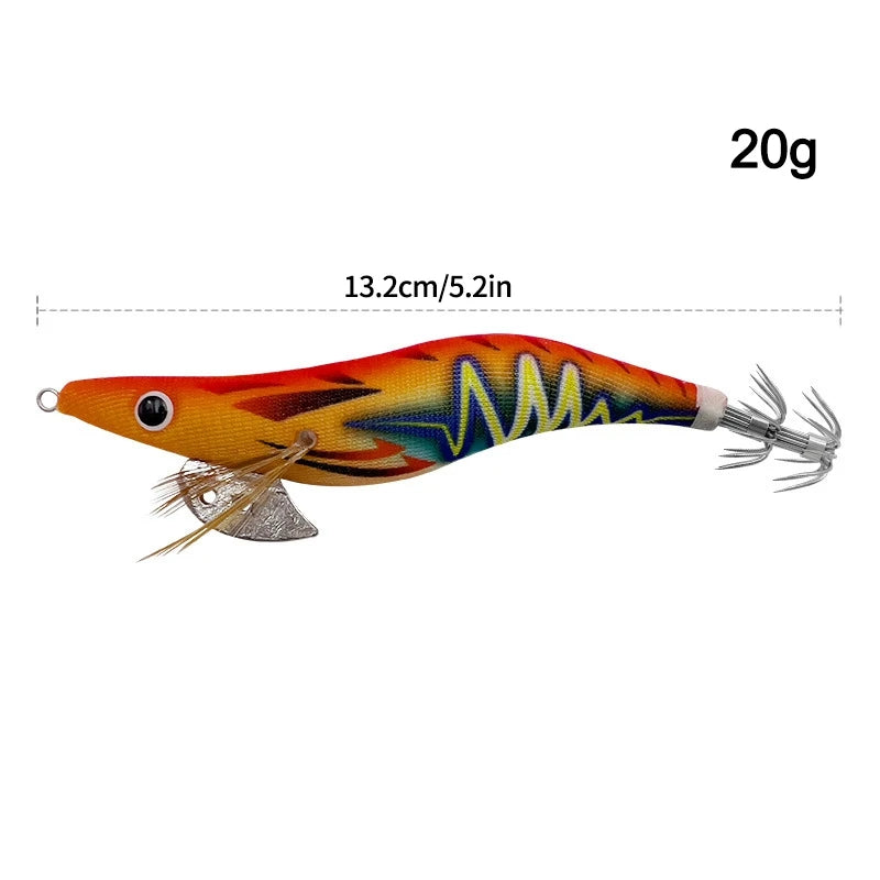 Aggie Webfoot EGI Horizontal Lumineux – Turlutte Seiche/Calamar/Poulpe