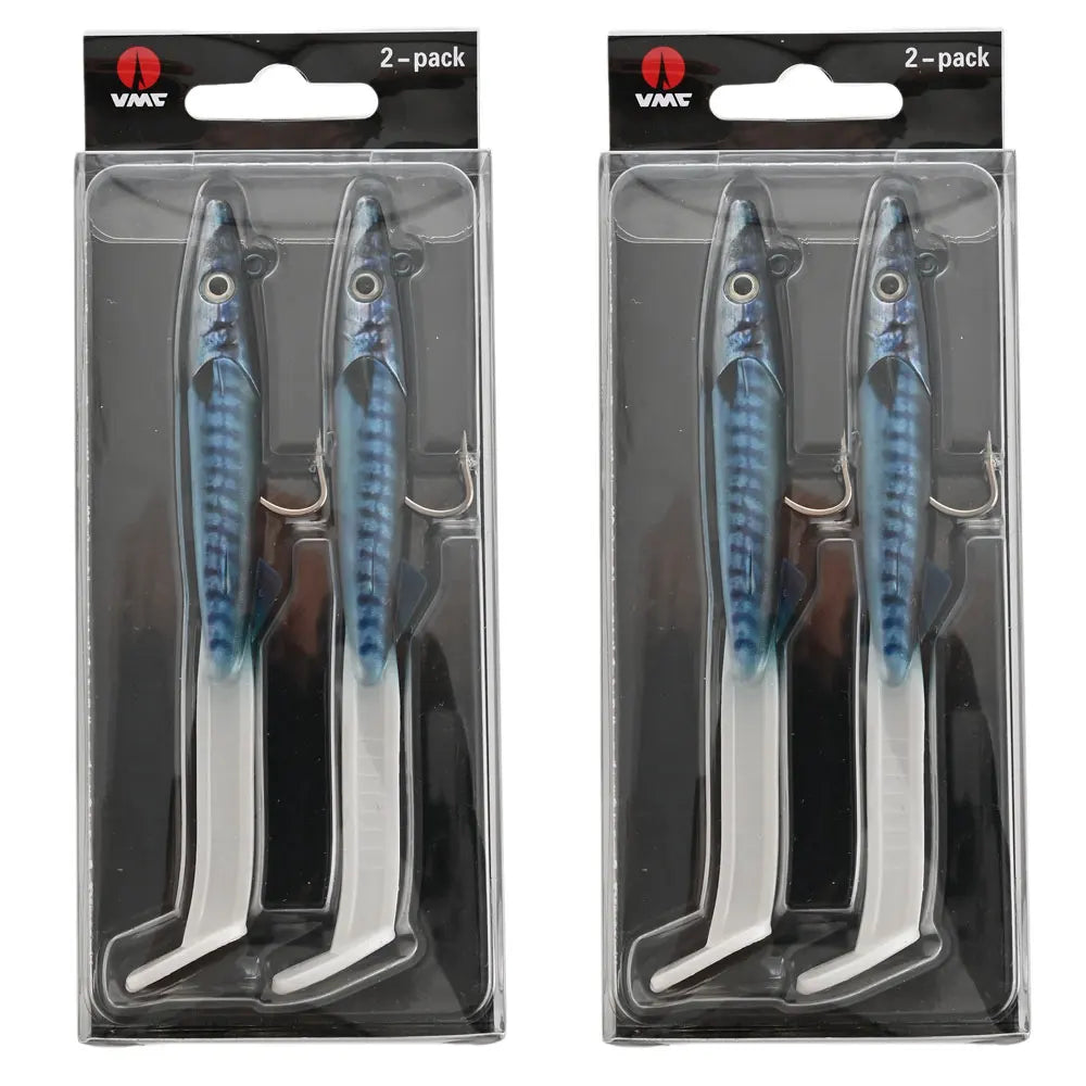 Tuata Raglou Sandeel – Leurre Souple 2pcs + Hameçon VMC
