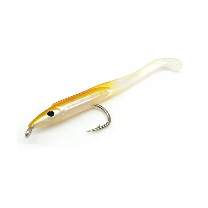 SUNMILE 15pcs 0.6g 50mm Eel Soft Lures Baits Fishing Lure Pesca Peche Tackle Wobblers Fish Carp Leurre Souple Isca Artificial