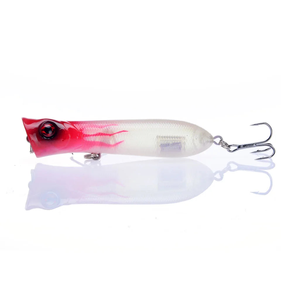 1PCS Popper Wobbler Fishing Lure Fit Kosadaka Yo Zuri Rod Floating Crankbait Artificial Bait Peche Poper Pop Pesca Carp Pike