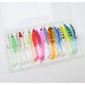17pcs Mixed Color Raglou Fishing Sea Fishing Spinning Soft Lure Silicone Bait Shad Silicone Fishing Trolling Artificial Bait